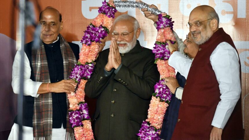 કોણ મારશે બાઝી ? શું ઇન્ડિયા ગઠબંધનને ફાયદો થઇ રહ્યો છે ? ઘટશે ભાજપની સીટો ?કેટલું સત્ય ? 1 BJP VICTORY CELE