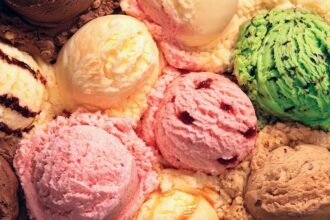 Scoops kinds ice cream