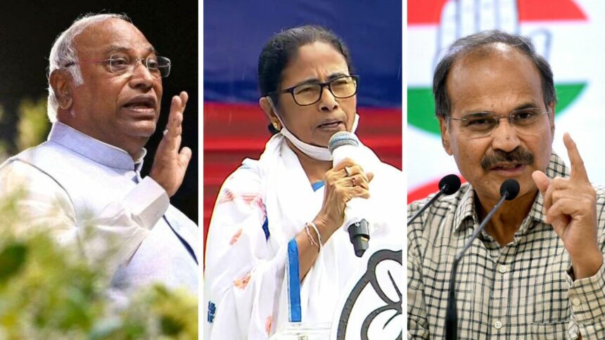 અધીર રંજન ચૌધરીએ બંગાળ કોંગ્રેસ છોડી 1 Kharge adhir ranjan