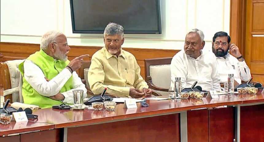 NDA MODI CHNDRA BABU NITISH KUMAR AND SHINDE