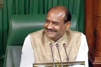 Om birla in loksabha