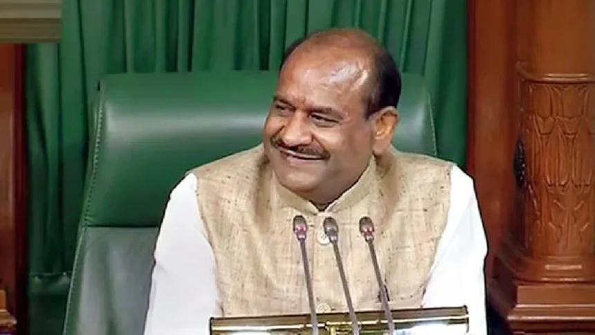 Om birla in loksabha