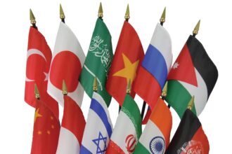 asian countries flags