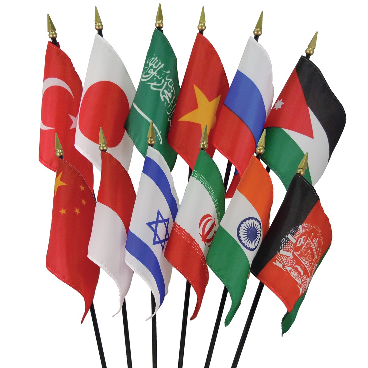 asian countries flags