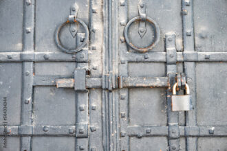 closed door