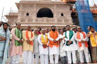 hariyana cm visit ram mandir