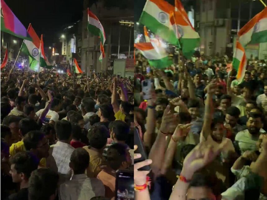 સુરતમાં પાકિસ્તાનની હાર પર ઉજવણી! 1 india victory