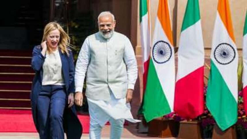 modi at italy