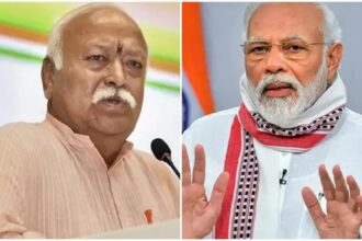 modi with mohan bhagwat