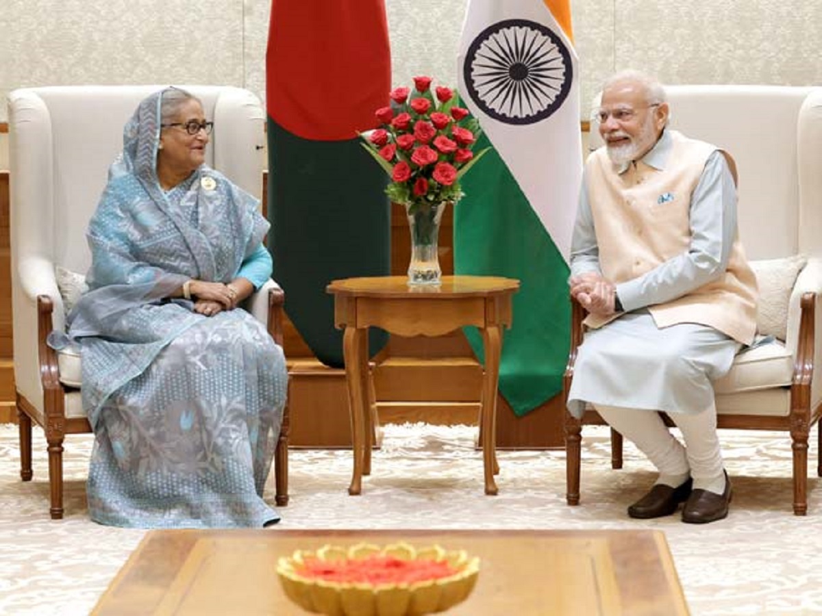 modi with shaikh hasina