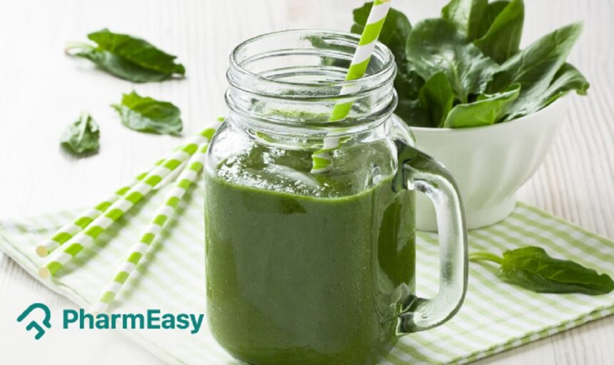 palak juice spinach