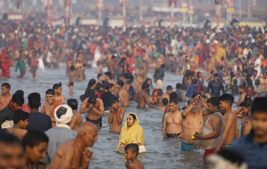 river bath