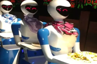 ai robot serving food