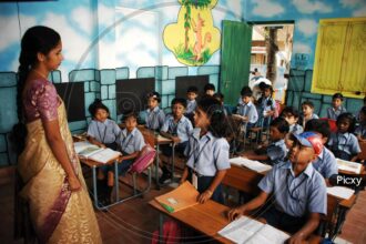 children class room school