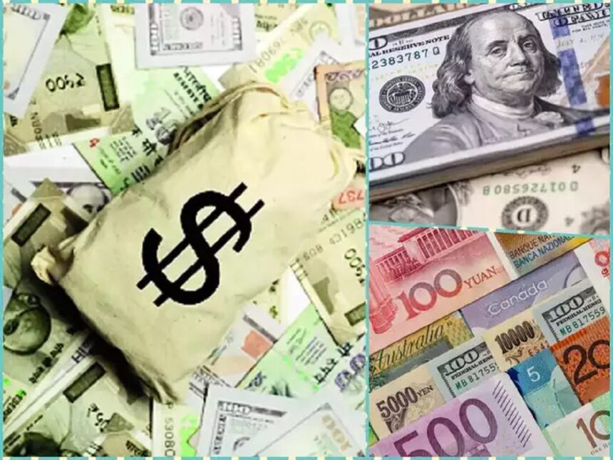 રૂપિયો ઐતિહાસિક નીચલા સ્તરે પહોંચ્યો 1 fores rupees dollers