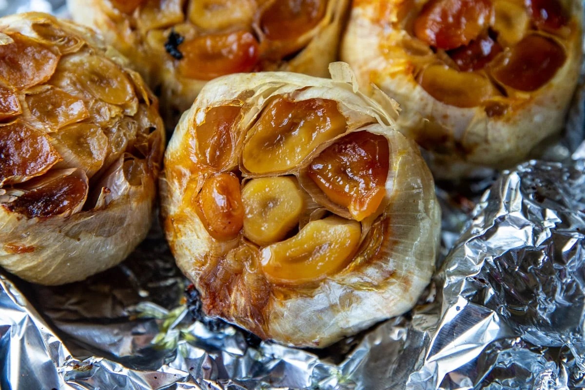 garlic rosted lasan