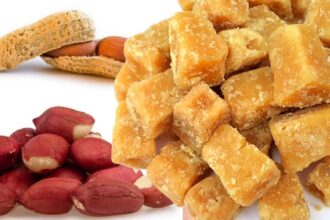 gol sing chiki jaggery peanuts