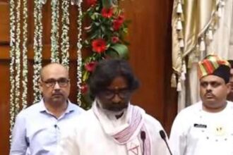 hemant soren take oath rajyasabha