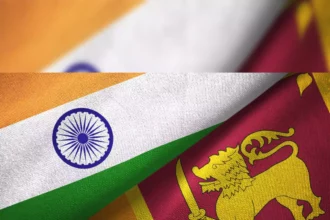 india and shri lanka flag