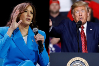 kamala harris l donald trump attacked