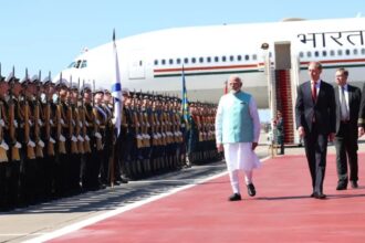modi russia gard of honor