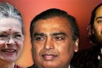 mukesh ambani with soniya gandhi