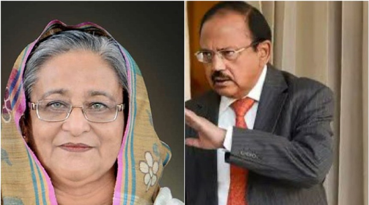 ajit doval and sheikh hasina
