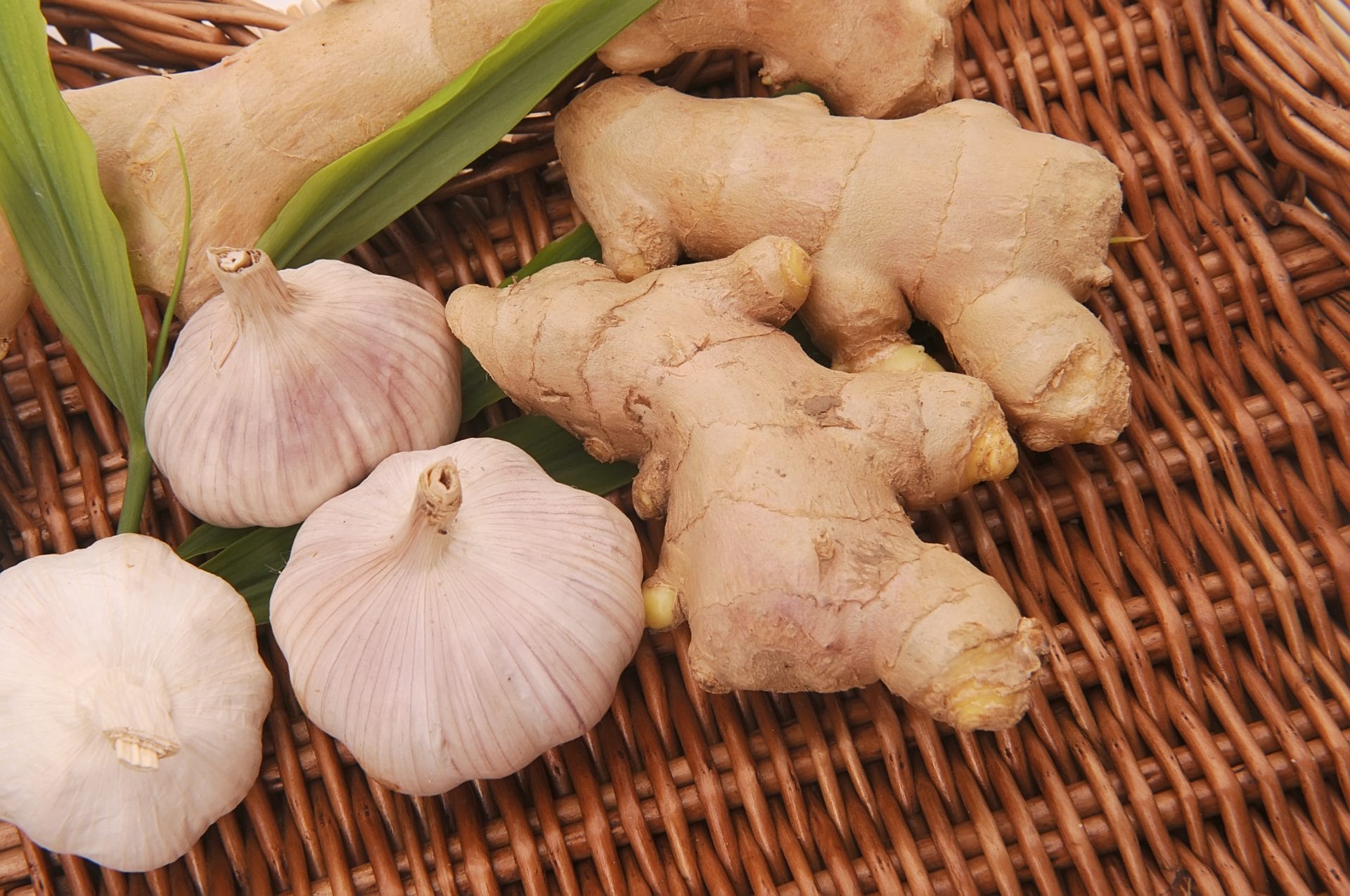 ginger and garlic
