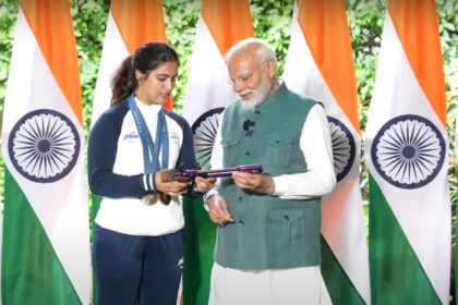 modi manu bhakar olympic