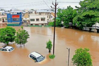 rain flood water