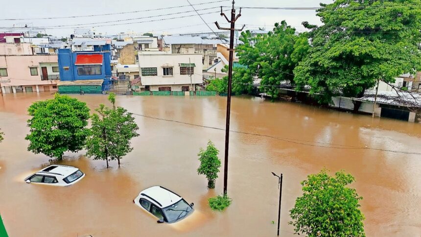 rain flood water