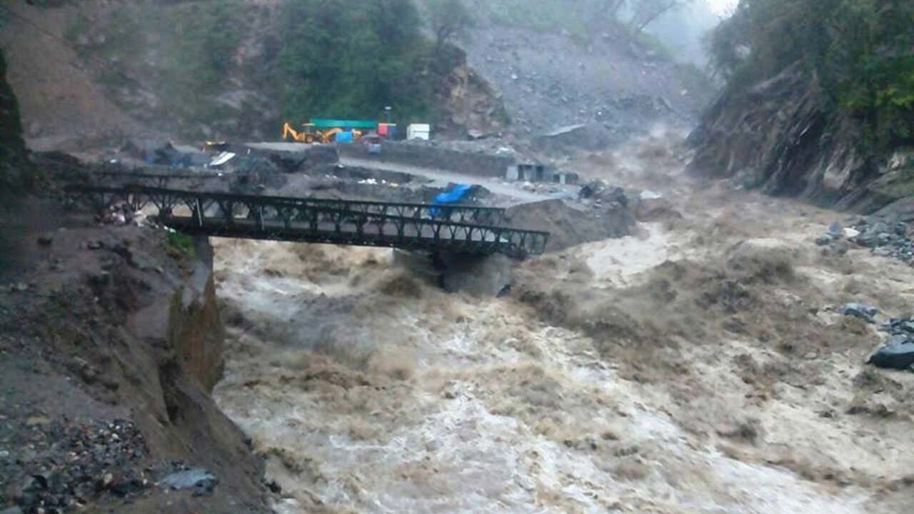 rain kedarnath bridge