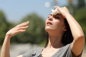 too hot day