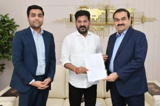 adani group donation 100 crore