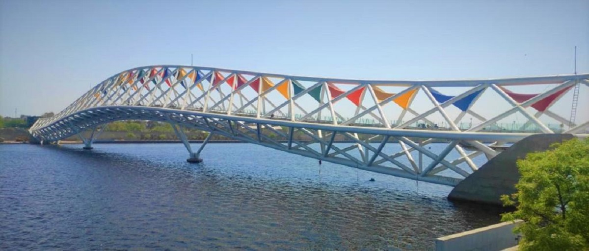 atal bridge sabarmati river ahmedabad
