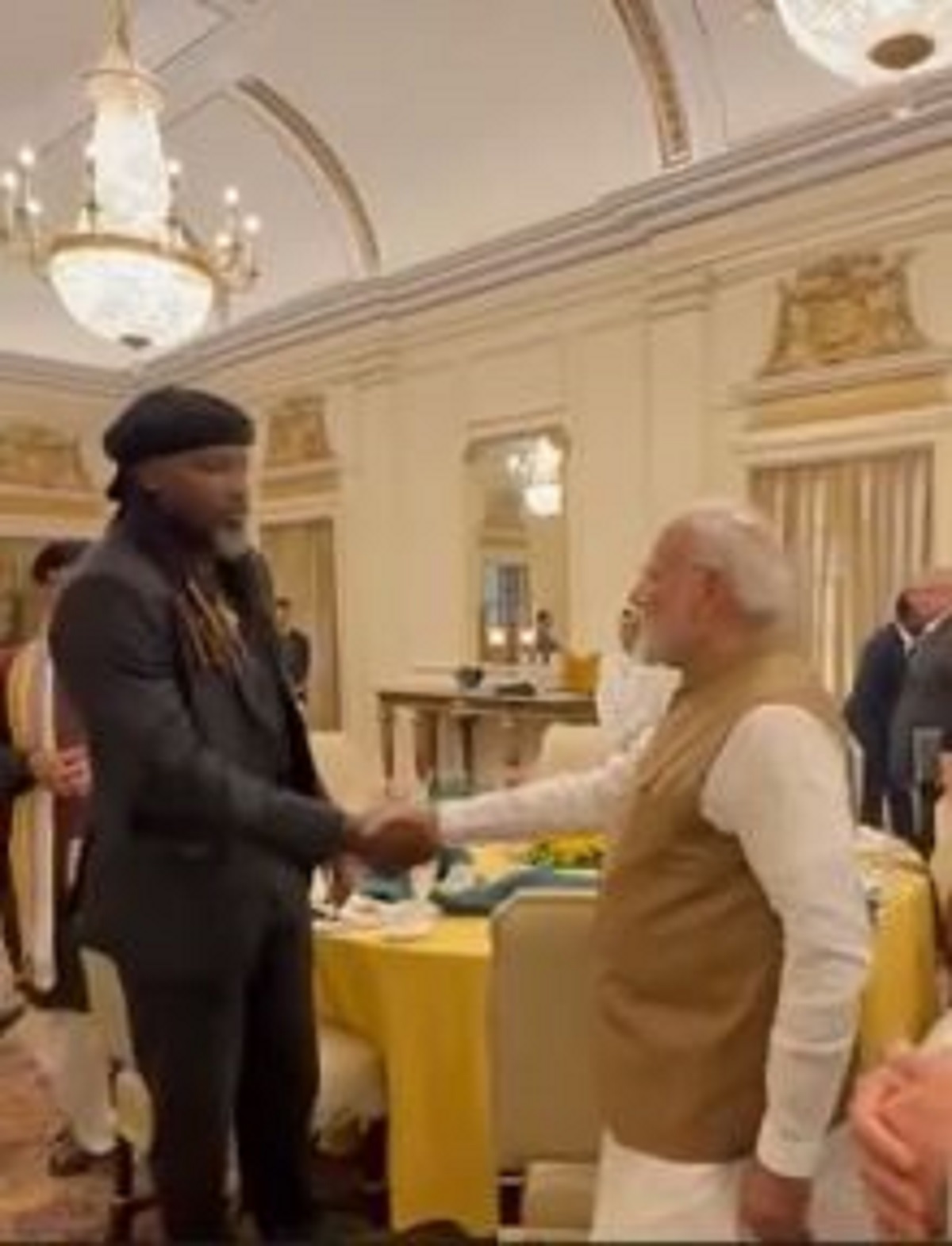 chris gayle pm modi