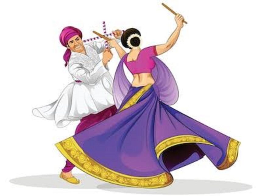 નૃત્ય દ્વારા દેવીને પ્રસન્ન કરવાની પૌરાણિક કથા, શું છે દાંડિયા સાથે જોડાયેલ ઇતિહાસ ? 1 garba navratri