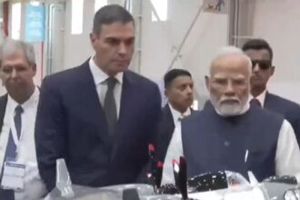 modi spainsh pm air craft