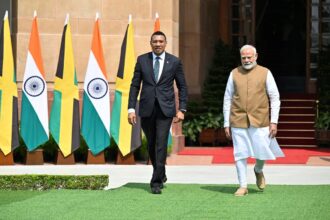 modi with jamaican pm