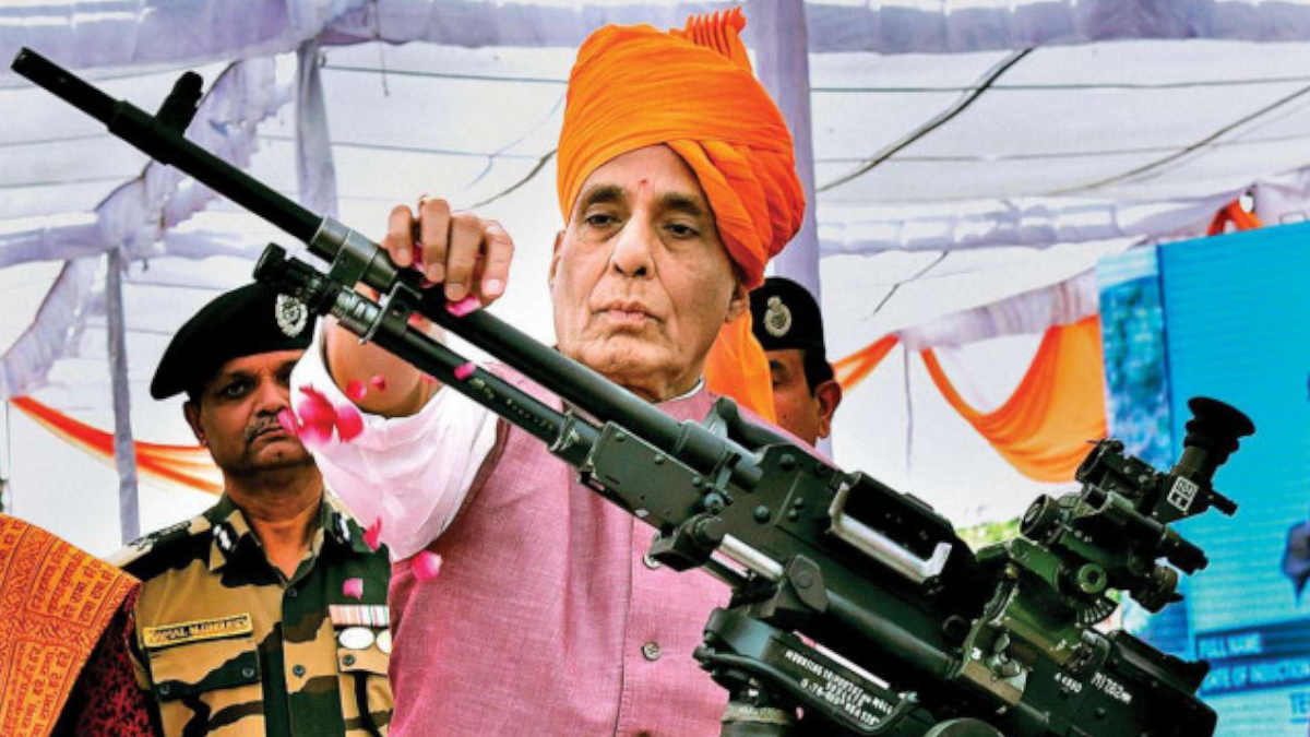 rajnath singh dasera pujan 1