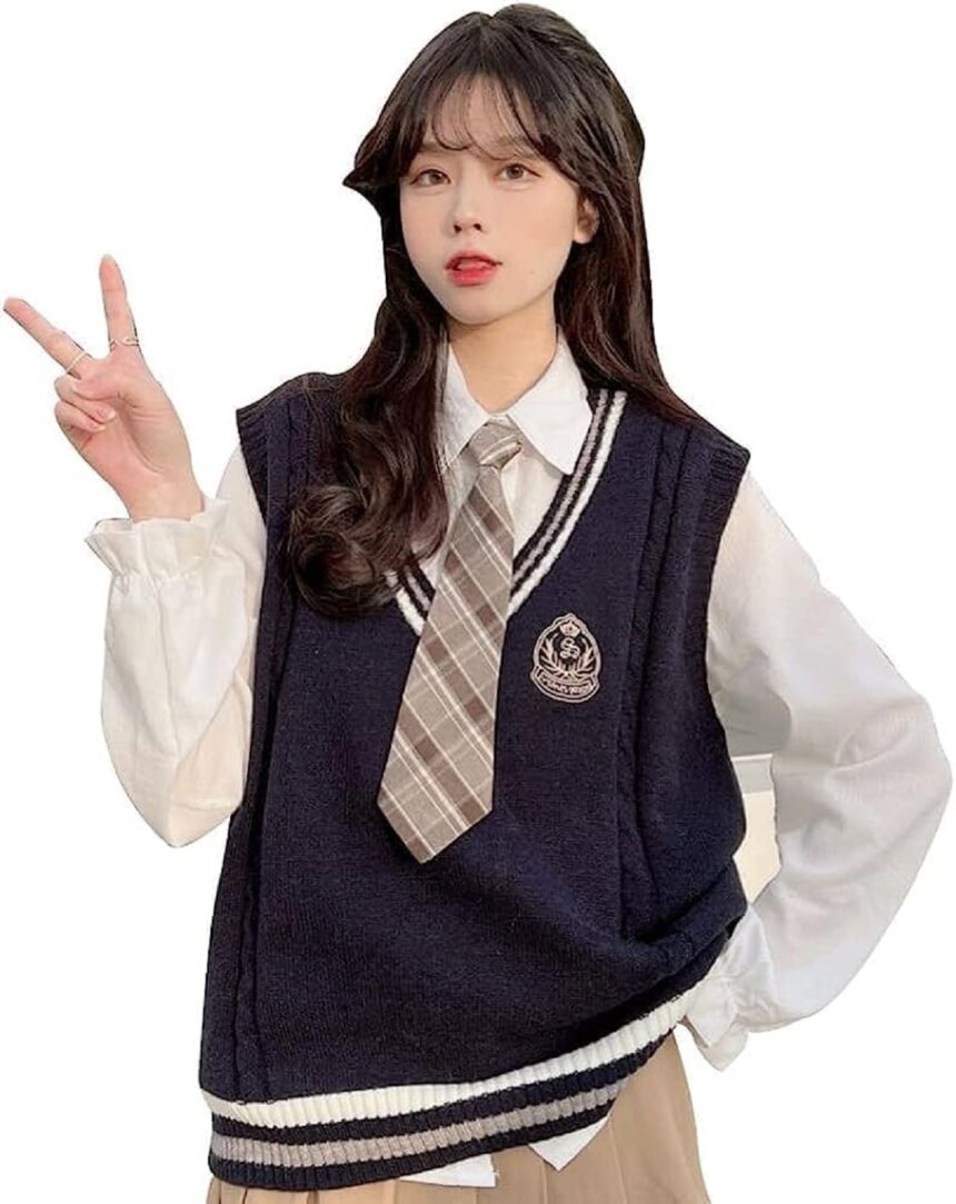 student in sweater