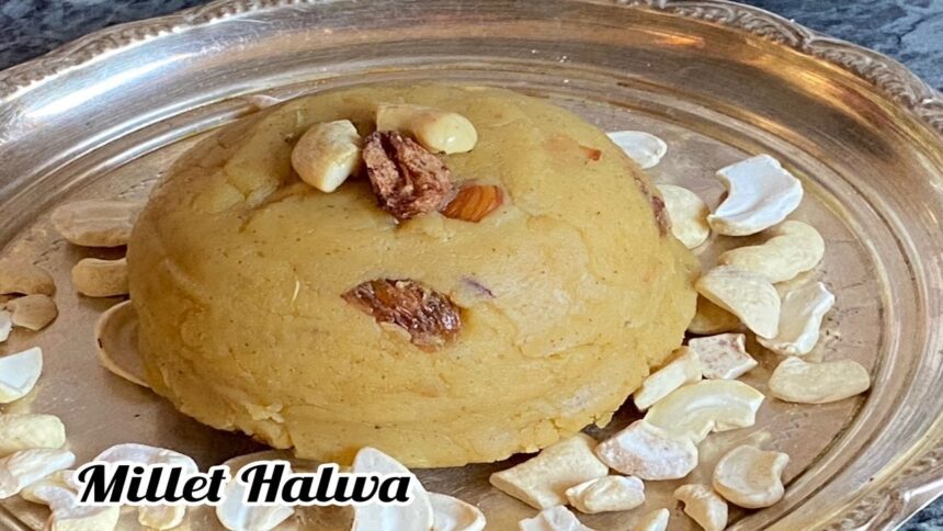 બાજરી બદામનો હલવો શિયાળામાં ફાયદા કારક છે 1 bajri badam halwa halwo