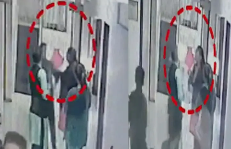 Rajkot News: રાજકોટની શાળામાં વિદ્યાર્થીનીને પ્રિન્સિપાલનો માર, CCTVમાં કેદ ઘટના 1 image 2 12