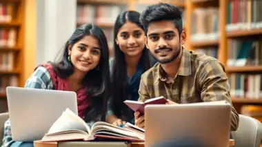 US Universities Admission: 12મા પછી અમેરિકામાં અભ્યાસ, પ્રક્રિયા અને જરૂરી દસ્તાવેજો 1 indian students in us after 12th 117686572