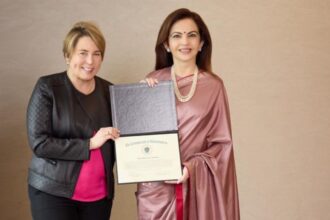 Nita Ambani Receives Governor's Citation