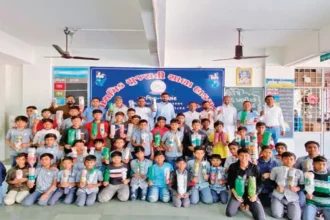 students gather 50,000 bottles