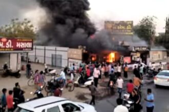 Fire in Kalol
