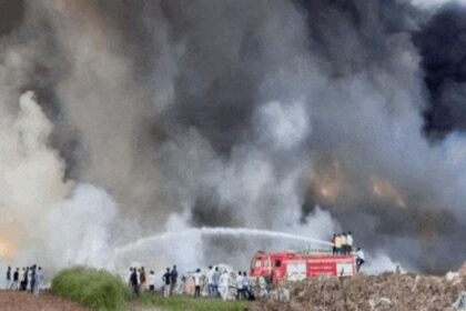 Fire Near Amreli