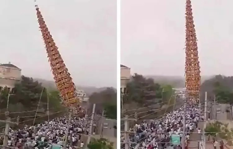 Bengaluru: 100 ફૂટ ઊંચા રથના પડતા ઉત્સવ ગમગીન બની ગયો, એકનું મોત અને ઘણા ઈજાગ્રસ્ત! 1 Bengaluru