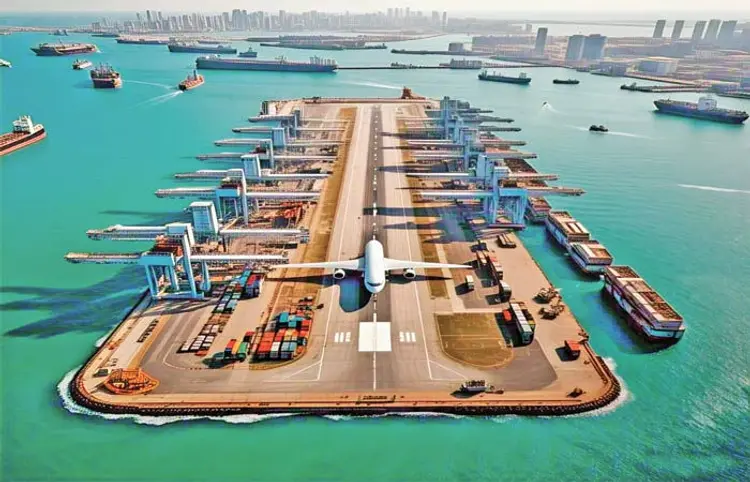 Mumbai Vadhvan AirPort news: પાલઘરનાં વાઢવણ બંદર પાસે ભારતનું પહેલું ફ્લોટિંગ એરપોર્ટ બનશે! 1 Mumbai Vadhvan AirPort news